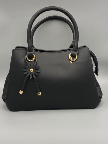 Daisy Tassle Bag Black